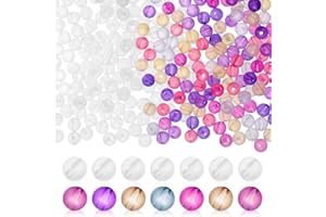 Angoily Perles Uv Changeantes 0.8 Cm 1000 Pièces Perles Plastique Changement Couleur Soleil Idéal Pour Fabrication Bijoux Colliers Bracelets Diy