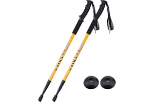2 X Hikehobby® Antishock With Handle Trekking Walking Hiking Stick Pole