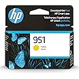 HP 951 Yellow Ink Cartridge | Works OfficeJet 8600, OfficeJet Pro 251dw, 276dw, 8100, 8610, 8620, 8630 Series | Eligible for Instant Ink | CN052AN