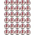 48pcs Edible Palm Leaves Cupcake Toppers Edible Wafer Paper Cake Decoration For Hawaii Jungle Wild Theme Birthday Baby Shower Vegetarian Festival Party Supplies I.111039767 - View #2