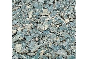 Dihl 4KG Honister Mine Green Slate Chippings, 20 – 30mm, Garden Decorative Aggregate, Plant Pot Topper Stones. Chip Gravel for Driveway, Path, Border, Beds – 4 KG Bag