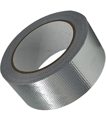 Rouleau Adhésif En Aluminium Doré Résistant à La Chaleur - 10 M X 5 Cm, Pour échappement Et Isolation Thermique - 12