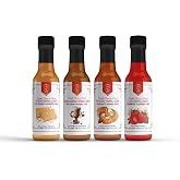 Nish Kahve Petib&ouml;r, Irish Cream, Toffee Nut, &Ccedil;ilek Aromalı Şurup 4'l&uuml; Set 4x250 Mililitre