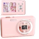 Digital Camera, HD 1080P Compact Camera with 32GB Memory Card, 48 Megapixel Camera, 2.4-inch LCD 16x Zoom Digital Camera for