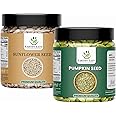Earthy Eats Raw Pumpkin Seeds - 250g and Sunflower Seeds - 250g for Eating. Protein and Fibre Rich Food For Immunity Booster Diet Pack (JAR Pack)
