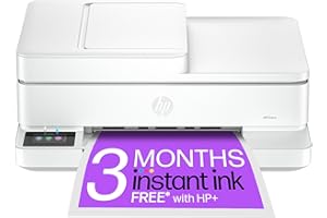HP Envy 6530e All in One Printer | Perfect for Home | Colour | Wireless | Print, Scan & Copy | 3 Months of free Instant Ink | Automatic Document Feeder | White