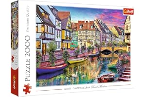 Trefl 2000 Elementi, Qualità Premium, per Adulti e Bambini da 12 anni Puzzle, Colore Francia, Colmar Frankreich, 27118
