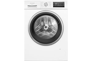 Siemens - Lavadora de carga frontal iQ300, 8 kg, 1200 r.p.m, smartFinish, Tambor waveDrum, Motor iQdrive, Blanco, WM12N265ES