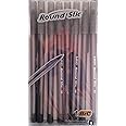 Bic Round Stic Medium 1.0mm Ball Pen Pack of 8 Black