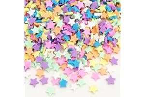 BIITFUU 30g Accesorios de resina de caramelo falso Star Clay Sprinkles Decoración Pastel de chocolate Juguete Caja del teléfono Decoración de uñas