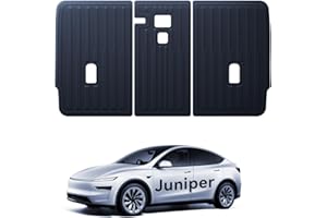 LANTU Segunda Fila de Asiento Respaldo Funda para Tesla Model Y 2025 Juniper Todo Clima TPE Protector de Asiento Impermeable y Antideslizante Cubierta de Asiento Trasero Tesla Model Y 2025 Juniper