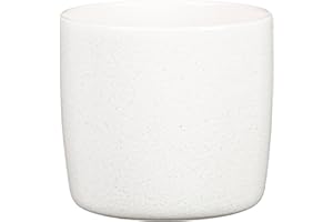 Scheurich Solido Pot de Fleurs en céramique, Couleur Perla, 24,1 cm de diamètre, 21,9 cm de Haut, 8,2 l de vol.