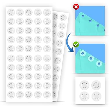 2000 Rinforzi Per Buchi Trasparenti - Diametro 13mm, Adesivi E Resistenti - Foto 2