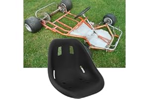 KLLJRFW Go Kart Seat for Go Karts Drift Cars Balance Cars Large Size Car Seat Backrest Saddle Sprint Track Seat Kit Comfortable Ergonomic Design
