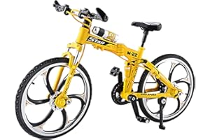 simyron 1: 8 Scale Bicycle Model Metal Model Bicycle Model Bicycle Model Decoration, Bike Mini Bicycle Model, Cool Toy Home Office Desktop Decoration Collection (19.5 * 12 * 5.5 cm)