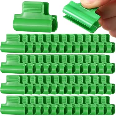 40 Morsetti Per Serra Da 8mm - Clip Per Fissare Teli E Reti Su Tubi - Foto 2