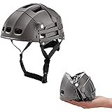 OVERADE Casque Pliable Plixi Fit pour vélo, Trottinette électrique, Overboard, gyroroue, Skateboard, Roller, VAE - Norme CE E