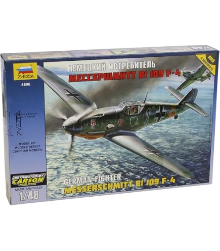 Maquette Trumpeter 1/24 Messerschmitt BF-109 G-10 – Kit Avion Plastique Détail Fou (02409) Kit Avion 1/24