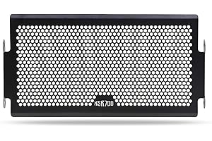 LOTFI Kühlerschutz, passend for Yamaha XSR700 XSR 700 XSR 700 2016 2017 2018 2019 2020 2021 2022 2023. Kühlergrill-Schutzabdeckung (Size : BLACK XSR700)