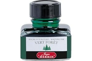 Jacques Herbin 13040T - Flacon 'D' encre à écrire 30ml-Vert forêt