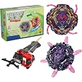 Set De Toupies Beyblade Netoke - 8 Toupies Combat + Lanceurs - Arena 4D Metal Fusion - Cadeau Enfants Noël Ou Anniversaire
