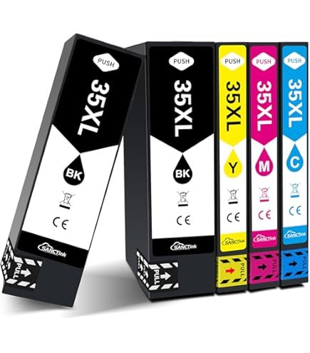 35XL T3591 T3592 T3593 T3594 için doldurulabilir mürekkep kartuşu Epson WF-4720