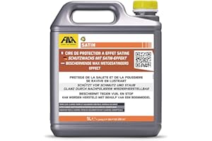 FILA Satin Cera autolucidante a effetto satinato per cotto, clinker, pietre naturali non lucidate - 5 litro