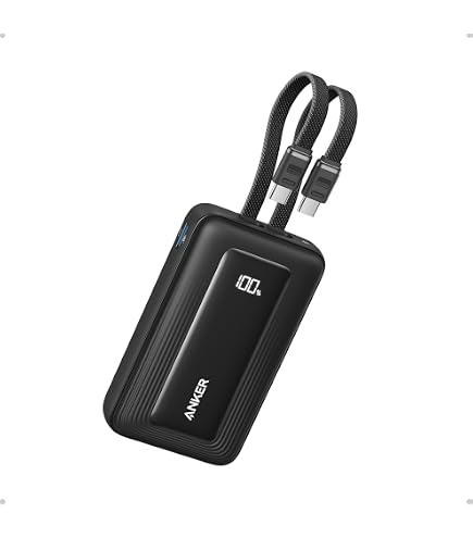Anker 25,000mAh Laptop Power Bank with 3 165W USB-C Ports, Built
