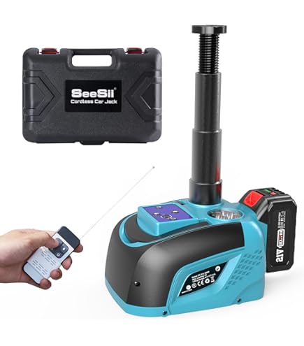 Kit Cric Elettrico TaskStar 5 Tonnellate 12V - Con Avvitatore E Gonfiatore Per Auto - Foto 10