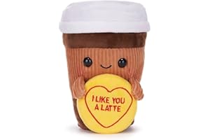 Posh Paws Swizzels Love Hearts 18cm I Like You A Latte Coffee Cup Soft Plush Toy