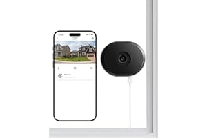 ZOSI 3MP 2K Window Camera for Home Security with Full Color Night Vision, 2.4/5GHz WiFi Cameras,AI Human Vehicle Detection, 24/7 Recording, 2 Way Talk,Easy Install