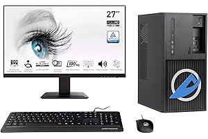 ‎ANKERMANN-PC Ankermann Office komplett PC Büro | Intel Core i5-8500 | 16GB RAM | 1TB SSD | Windows 11 | WLAN | 27 Zoll Monitor | Maus & Tastatur | MS Office 2024