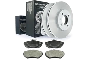 NB Parts Germany 10038237 Brake Set Front Brake Discs + Brake Pads Ø256 Vented Brake Pads VA Kit