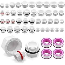 CONNECTION 30-teiliges Set Gewindestopfen - Abdichtungen Für Wasserleitungen