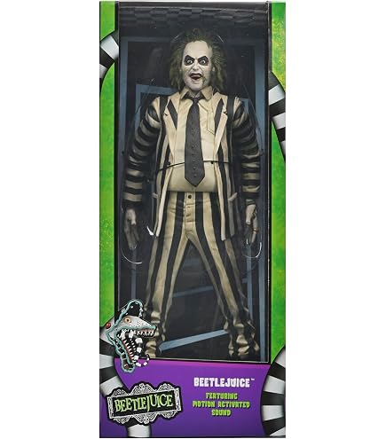 Pack 2 Figurines Beetlejuice & Delores - NECA Toony Terrors - Style Rétro 15 Cm