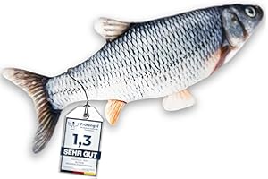 PetTec® Juguete Interactivo Eléctrico para Gatos - Pez Móvil con Hierba Gatera - Autoentretenimiento para Gatos