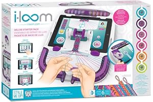 Style Me Up - I-loom Deluxe Starter Pack- DIY Colorful Bracelets Tool-Kit - Friendship Bracelet Maker for Girls - SMU-8007