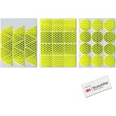 Salzmann Reflective Stickers for Outdoor Use - Waterproof stickers for cars, motorcycles, helmets - Made with 3M Diamond Grad