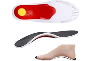 WLLHYF Podpora łuku stopy Ortopedyczne wkładki do butów Amortyzujące wkładki Wygodne wymienne wkładki do butów dla mężczyzn i kobiet Płaskostopie Zapalenie powięzi podeszwowej Łagodzenie bólu stóp