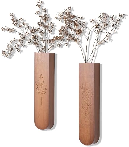 Kleine Wandvase aus Bronze Blumen Vase für Grabstein Grabmal Urnenwand