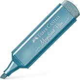 Faber-Castell Fosforlu Kalem 46 Metalik Mavi