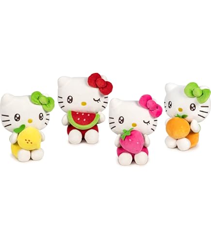 Peluche Hello Kitty 50° Anniversario – Morbido Personaggio Da Collezione, Altezza 16 Cm, Colore Blu, Licenza Ufficiale