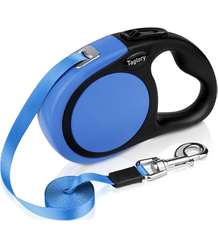 Intrekbare Hondenlijn – 4,5 Meter, Blauw, ABS, Voor Wandelingen En Outdoor