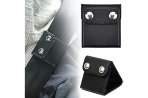 WASUQO Sicherheitsgurt Clips Set,2 Stück Auto Sicherheitsgurt Versteller,Universal Sicherheitsgurt Positionierer Icherheitsgurt Versteller zum Entspannen von Schulter und Nacken (Schwarz)