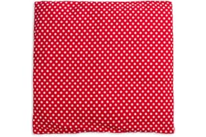 UMOI Cherry Pit Heat Pad Pillow for Kids & Children | Microwaveable Thermotherapy Pillow for Relaxation, Pain Relief and Health (Red with White Dots)