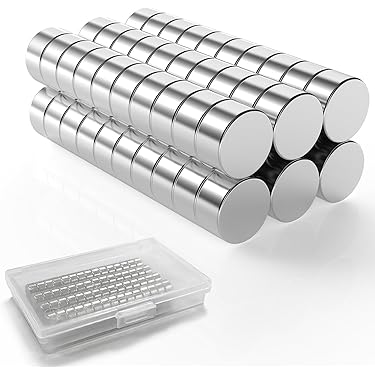 Magneet Disk - wit - set van 4 witte extra sterke magneten
