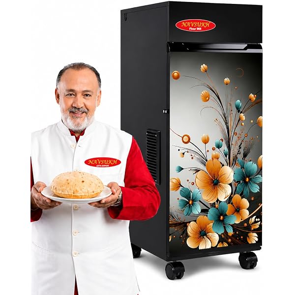 New Launch- NAVSUKH Superstar XL Flour Mill with 7 KG Hopper, Atta