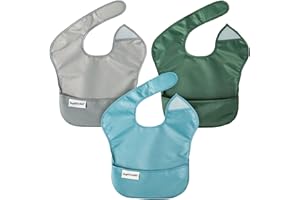 Tiny Twinkle Baby Lätzchen Abwaschbar asserdicht Baby Lätzchen Für Kleinkinder von 6-24 Monaten Maschinenwaschbar und verstellbarer Seitenverschluss ideal für die Reise Lätzchen