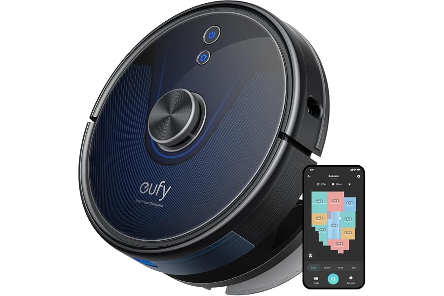 eufy by Anker RoboVac L35 Saug- & Wischroboter (3200Pa Saugkraft, 145min Akkulaufzeit,200ml Wasserta