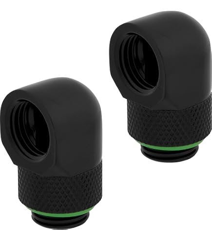 Raccord EKWB EK-Quantum Torque STC 10/13 - Nickel Noir | Pour Watercooling, Diamètre 10/13mm, Référence 3831109814420
